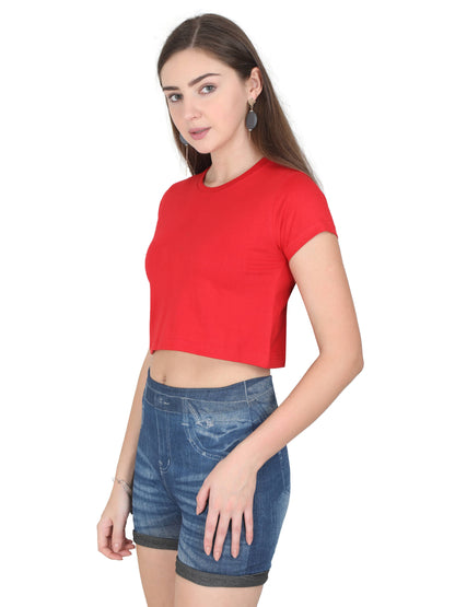 Red Crop Top