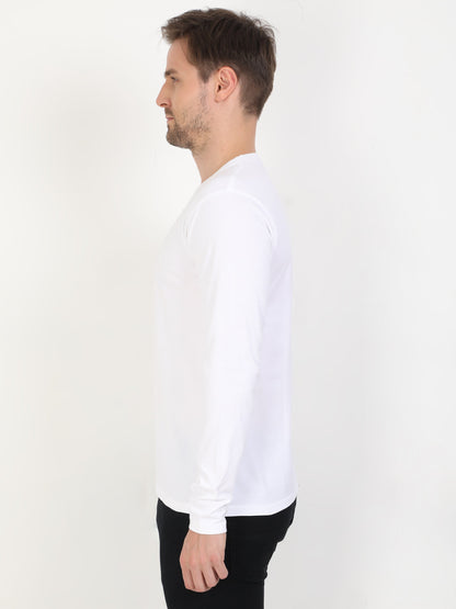 White Full Sleeve T-shirt