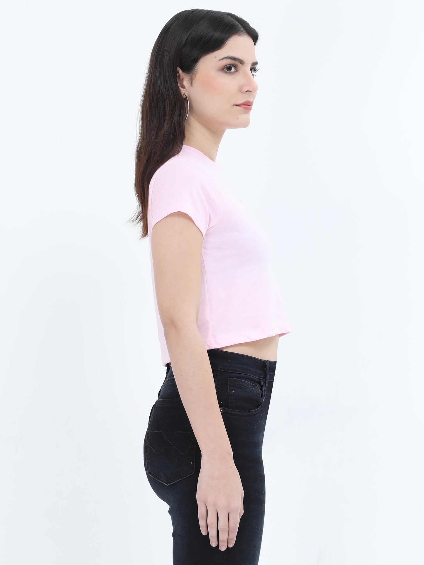 Light Baby Pink Crop Top