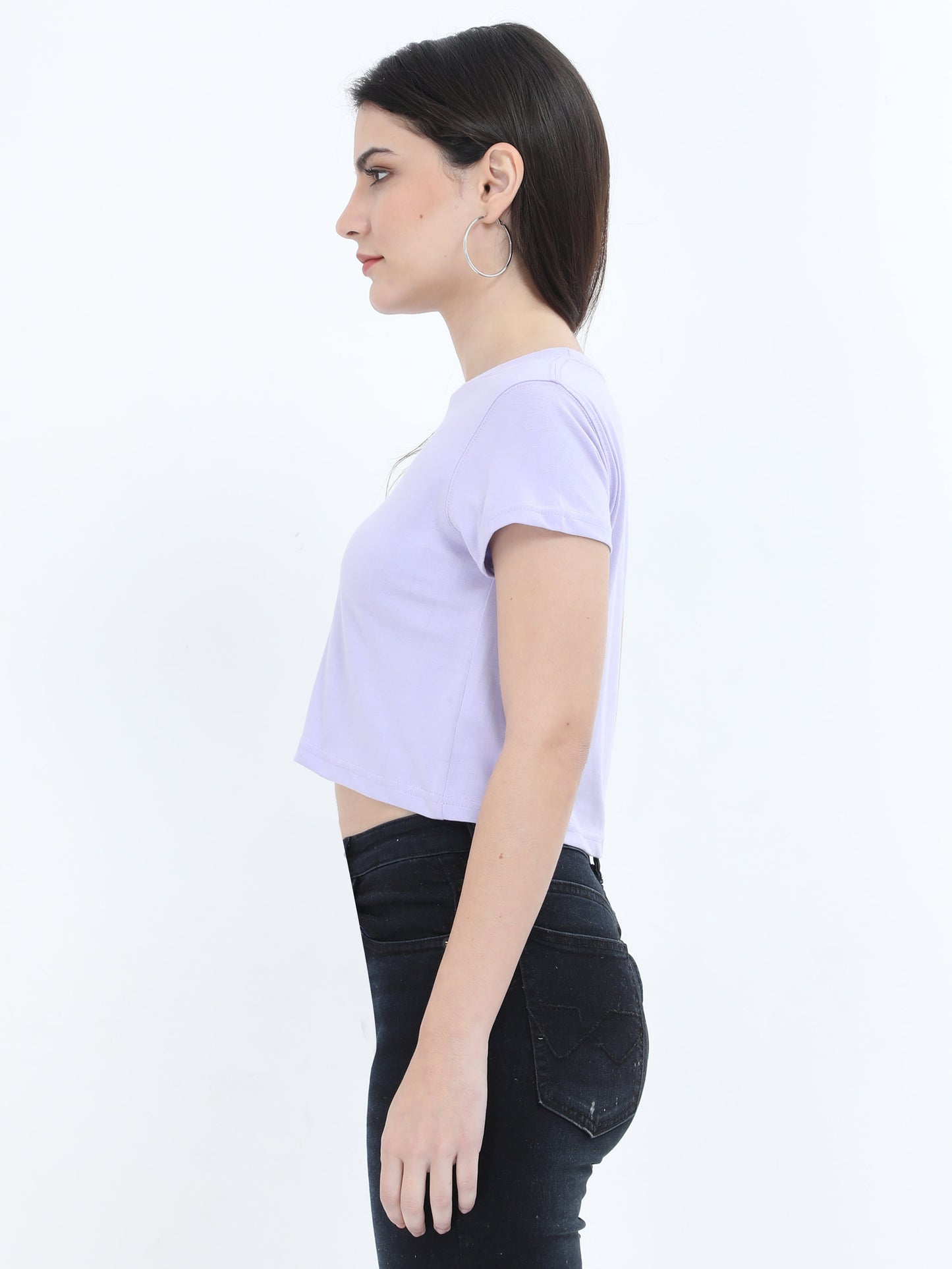 Lavender Crop Top