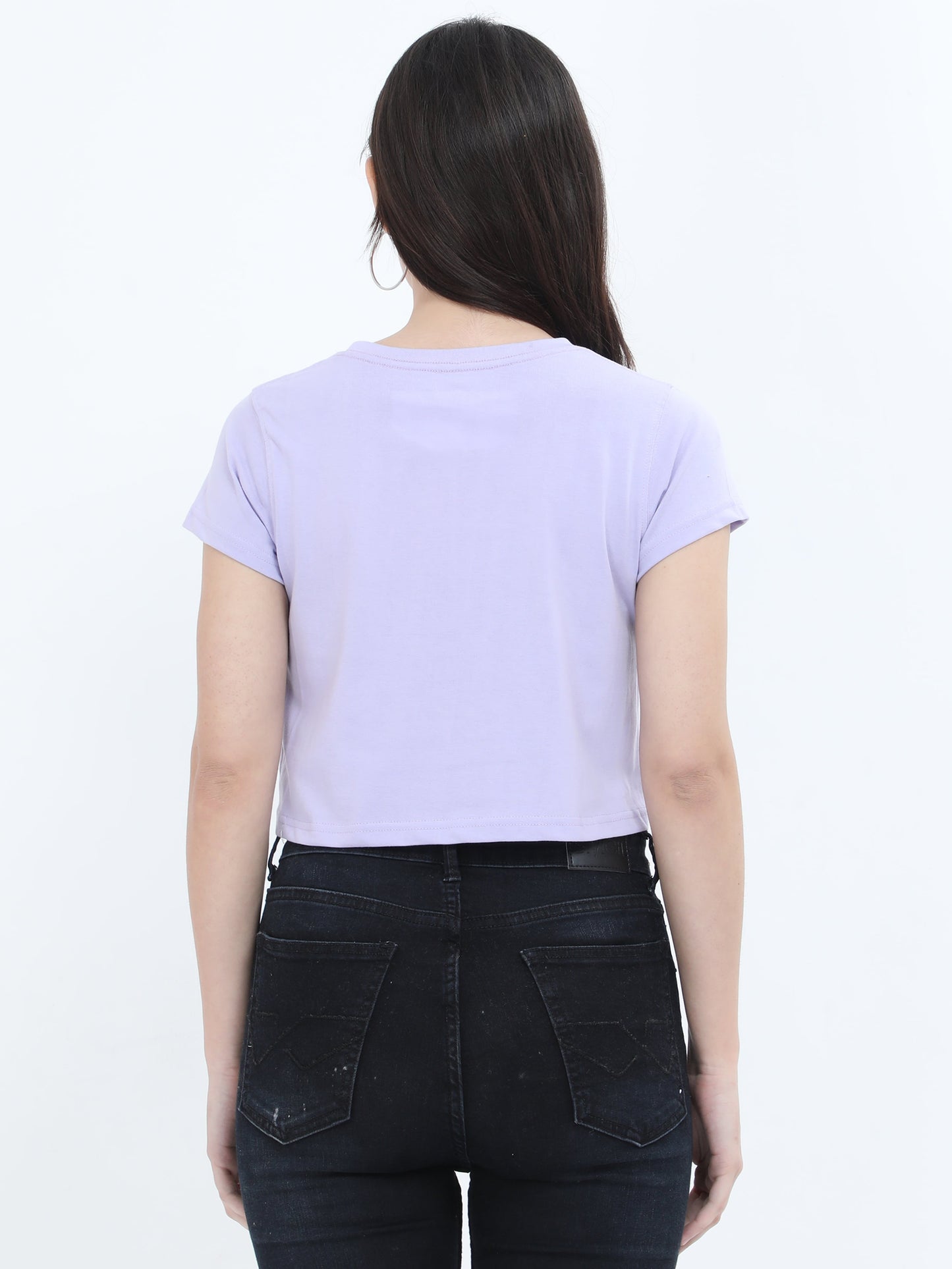 Lavender Crop Top