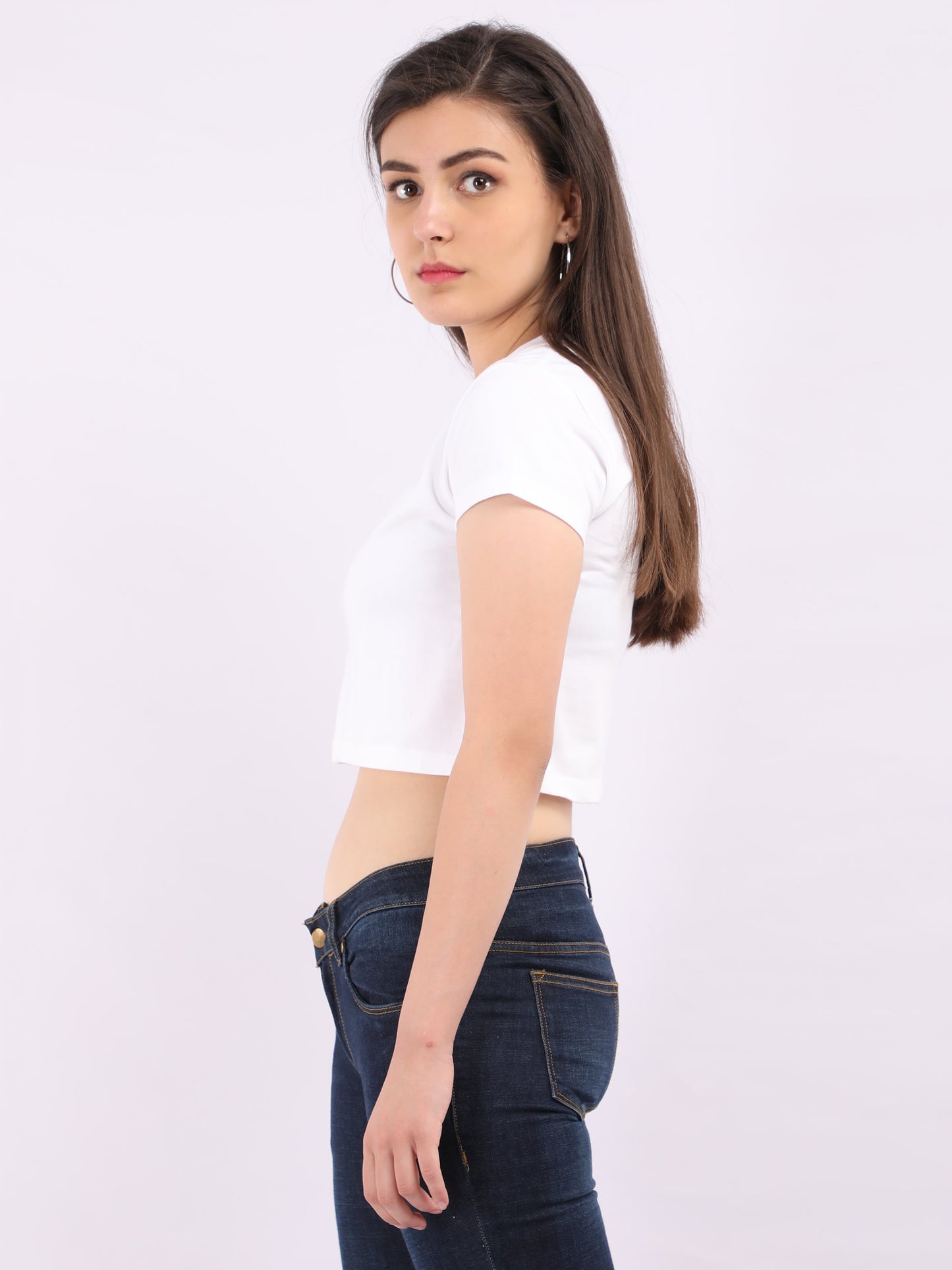 White Crop Top