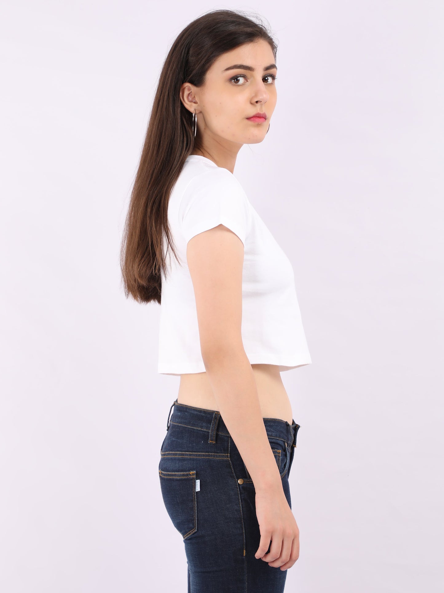 White Crop Top