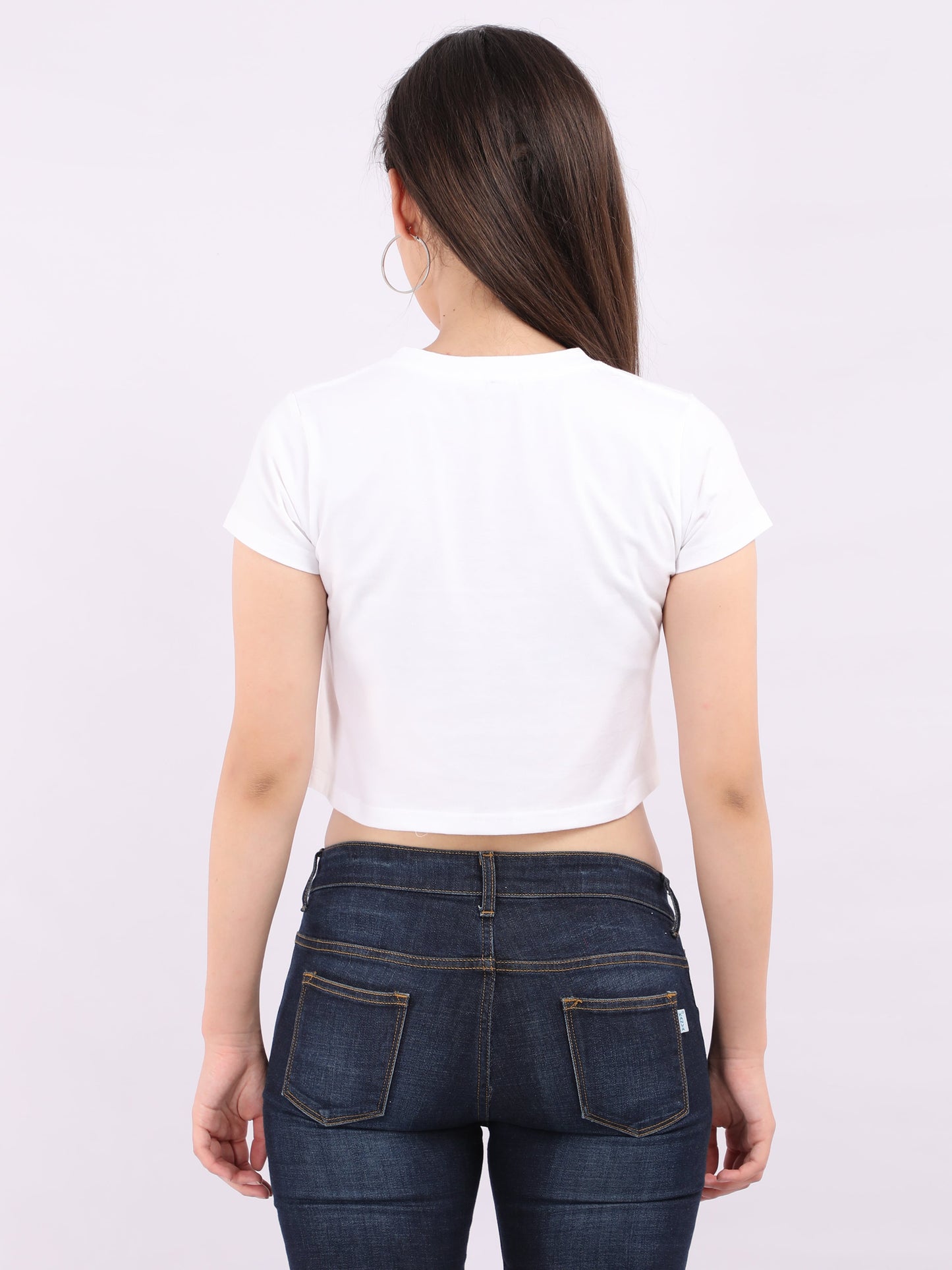 White Crop Top