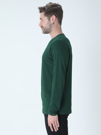 Bottle Green Full Sleeve T-shirt