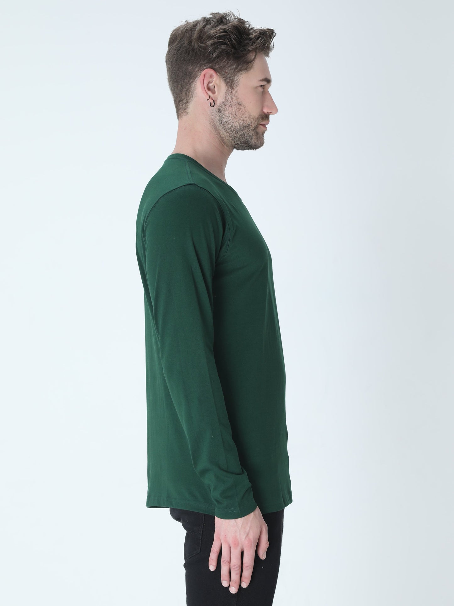 Bottle Green Full Sleeve T-shirt