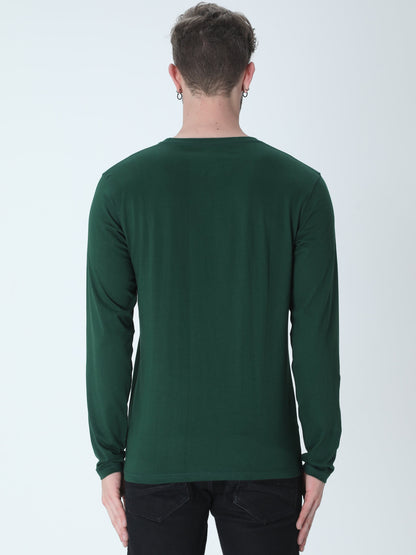 Bottle Green Full Sleeve T-shirt