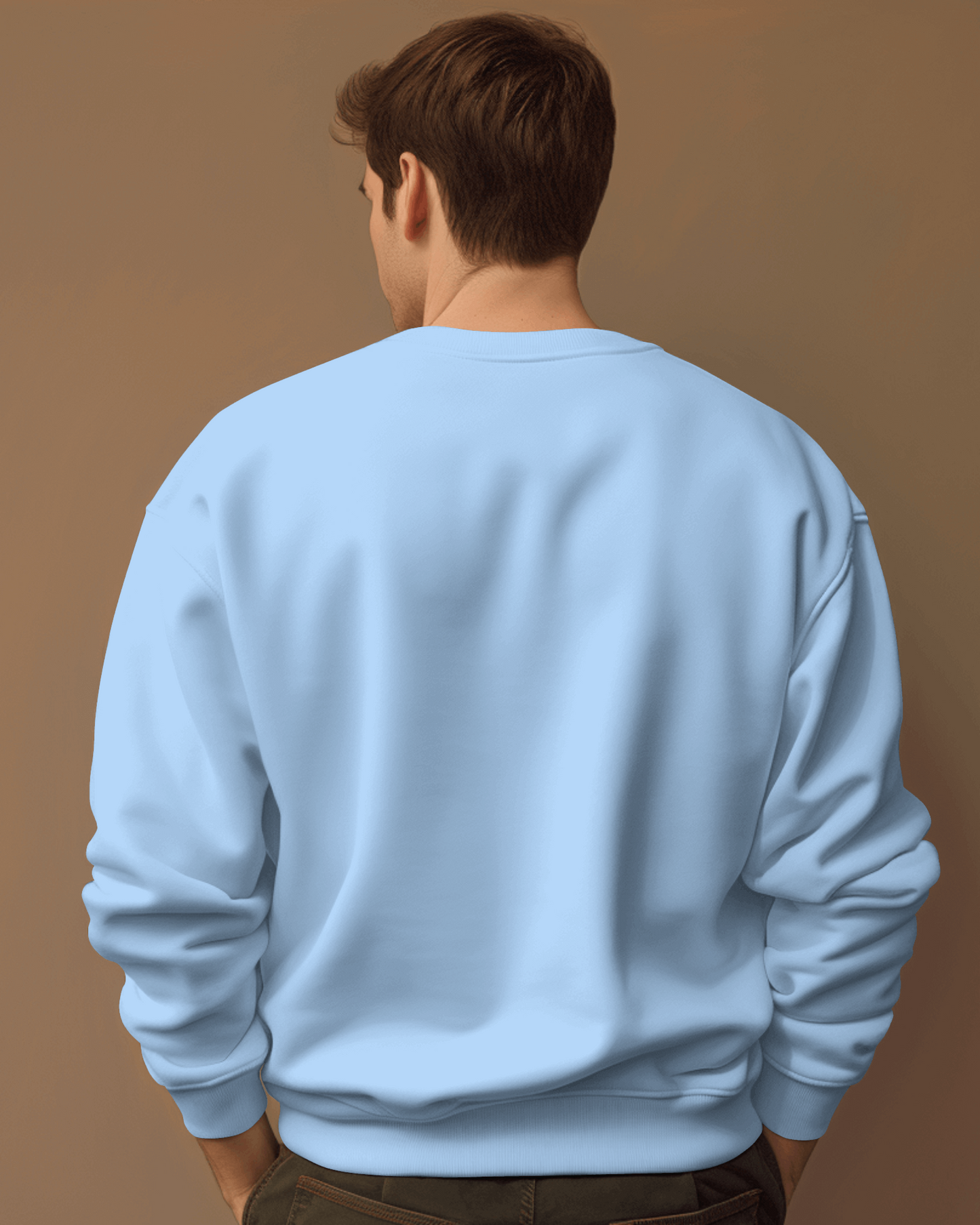 Baby Blue SweatShirt for Men