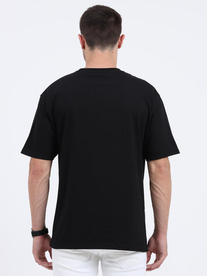 Unisex Oversized  Black T-shirt