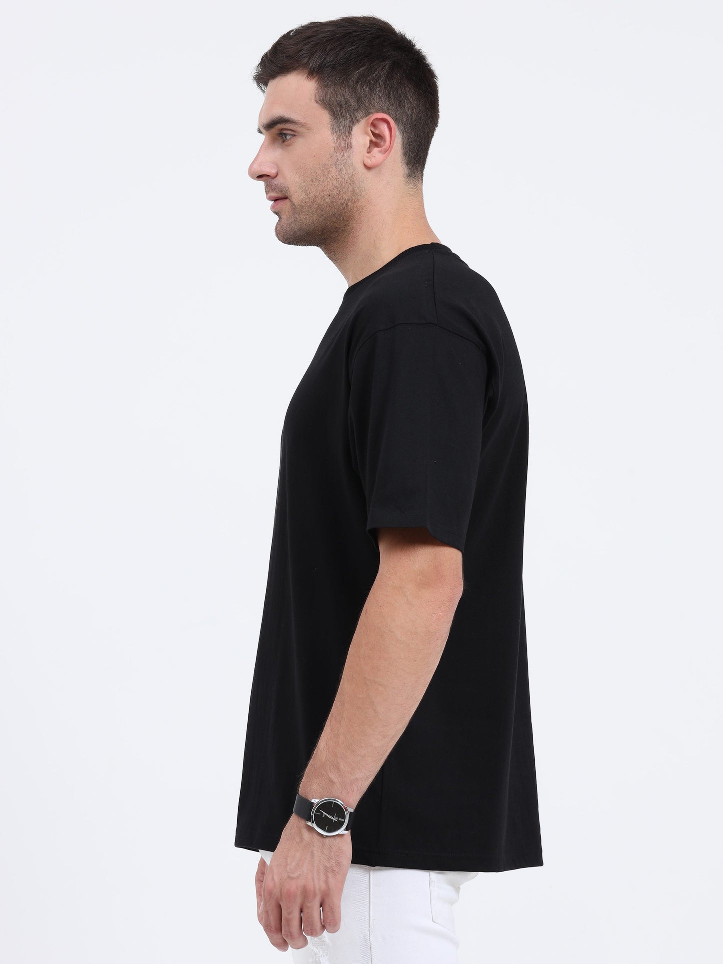 Unisex Oversized  Black T-shirt