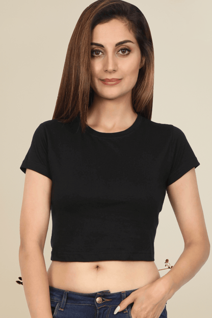 Black Crop Top