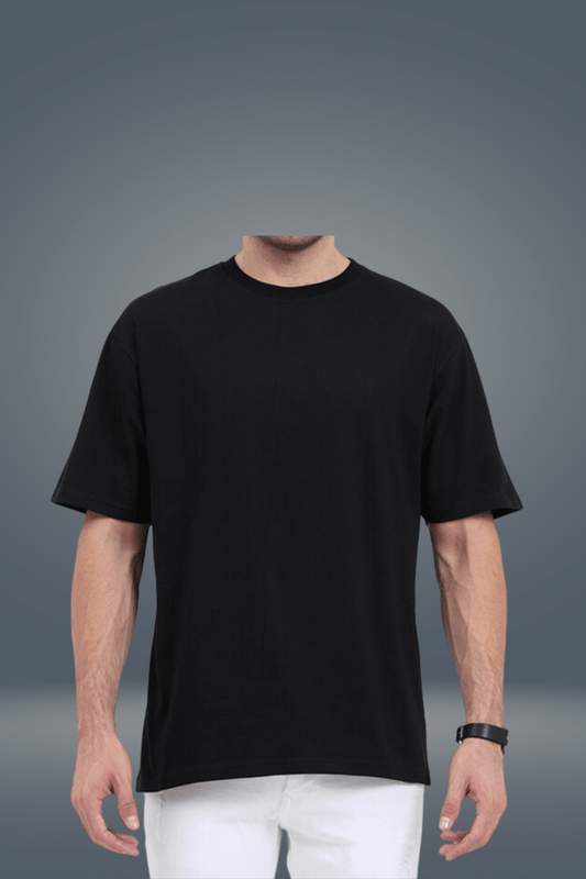 Unisex Oversized  Black T-shirt