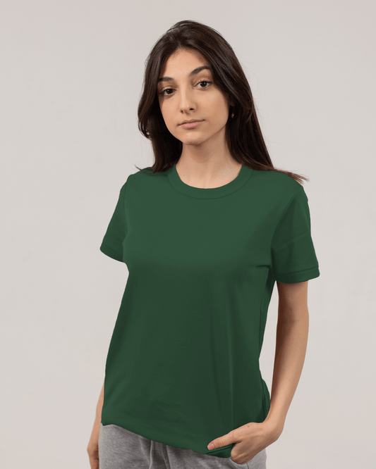 Bottle Green Classic T-shirt for women