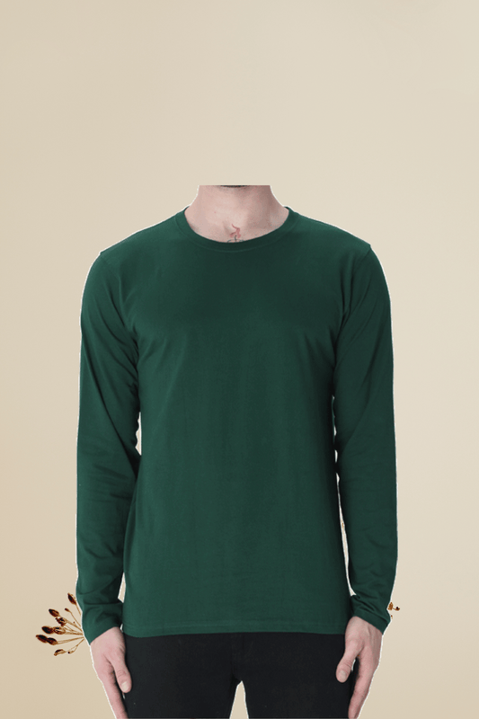 Bottle Green Full Sleeve T-shirt