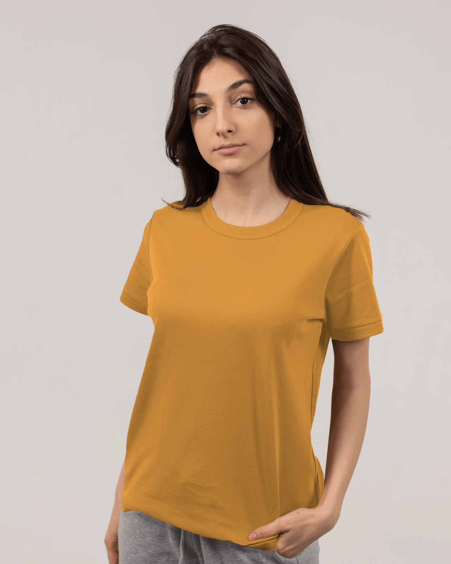 Golden Yellow Classic T-shirt for women