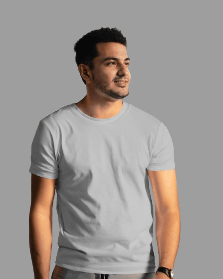 Grey Melange Classic T-shirt