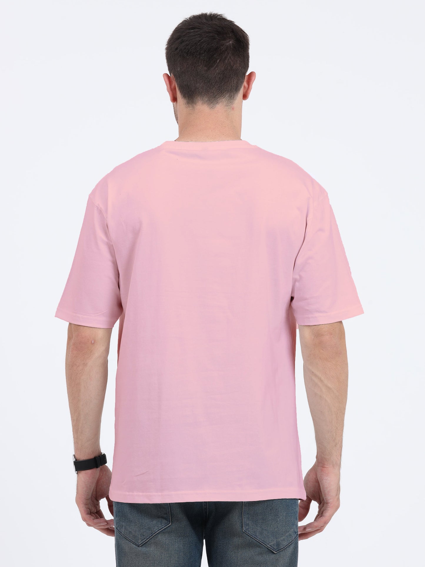 Unisex Oversized Light Baby Pink T-shirt