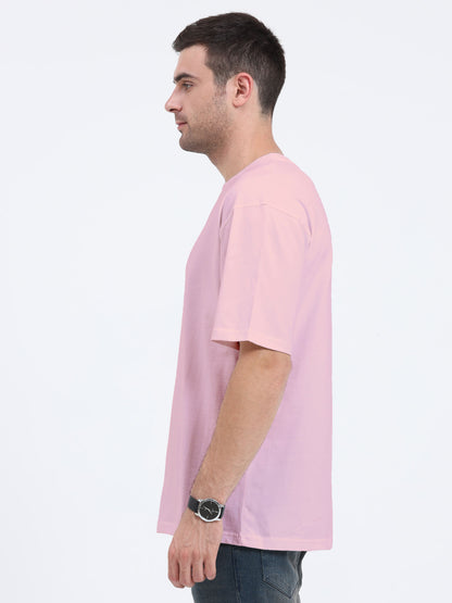 Unisex Oversized Light Baby Pink T-shirt