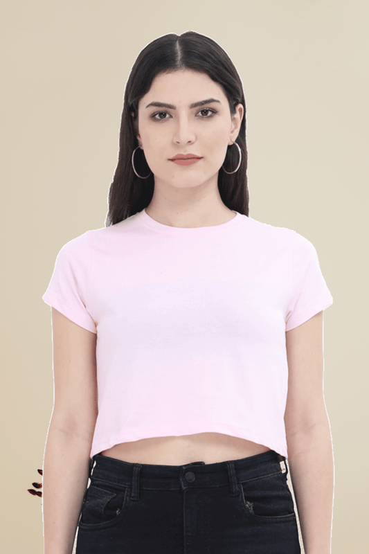 Light Baby Pink Crop Top