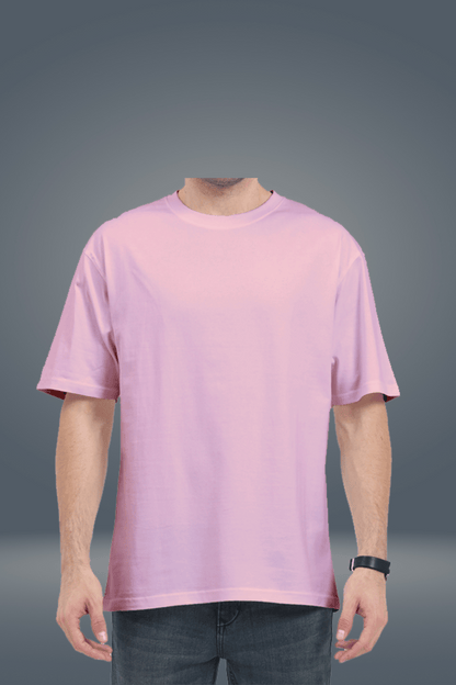 Unisex Oversized Light Baby Pink T-shirt