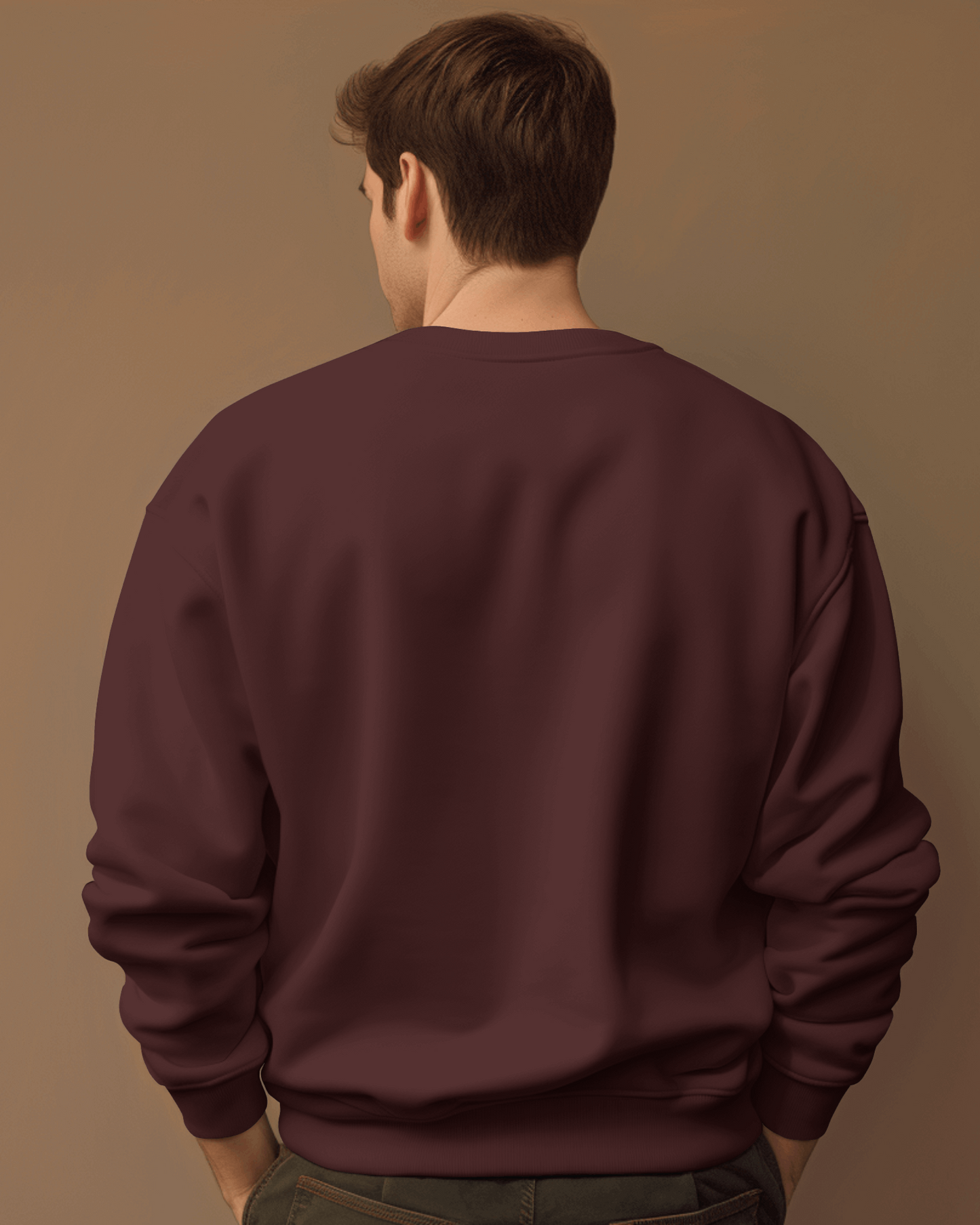 Maroon SweatShirt for Men