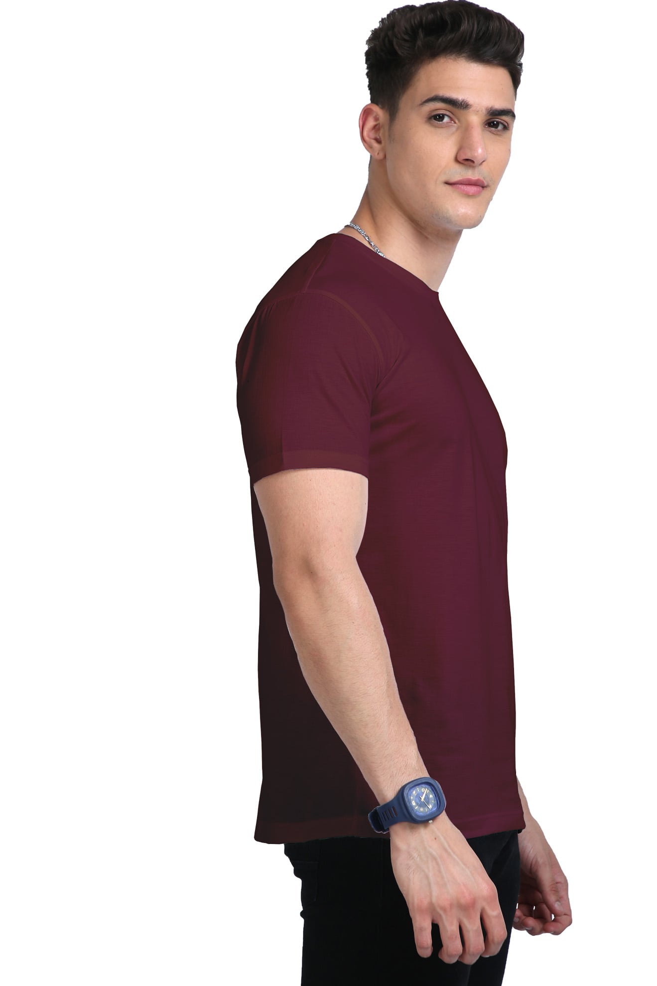 Maroon Men Supima T-shirt