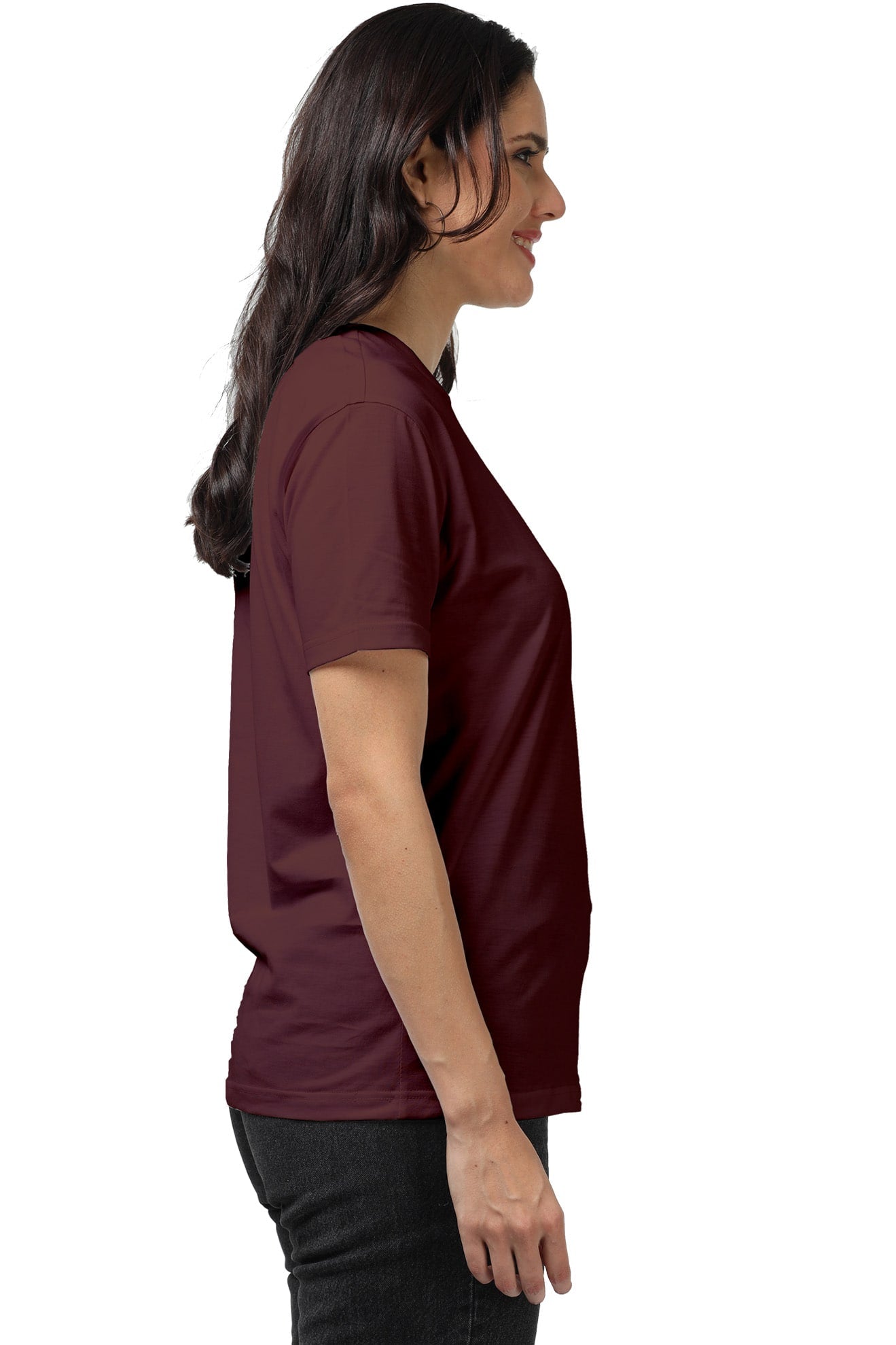 Maroon Womens Supima T-shirt