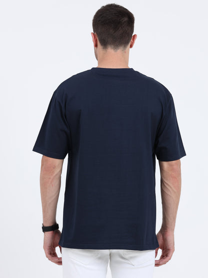 Unisex Oversized Navy Blue T-shirt