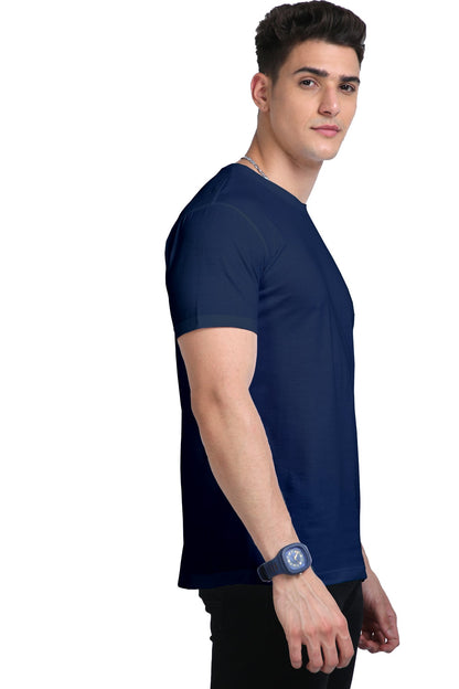 Navy Blue Men Supima T-shirt