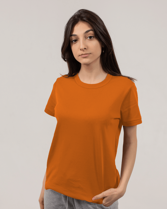 Orange Classic T-shirt for women