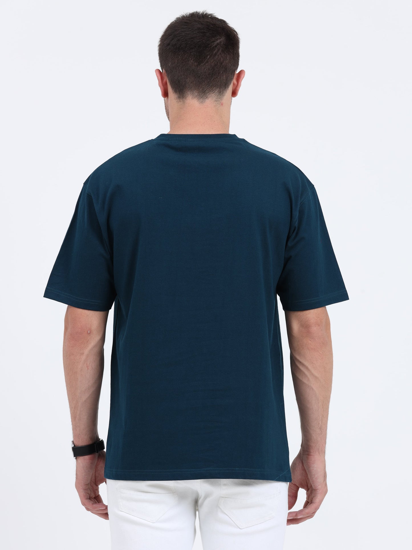 Unisex Oversized Petrol Blue T-shirt