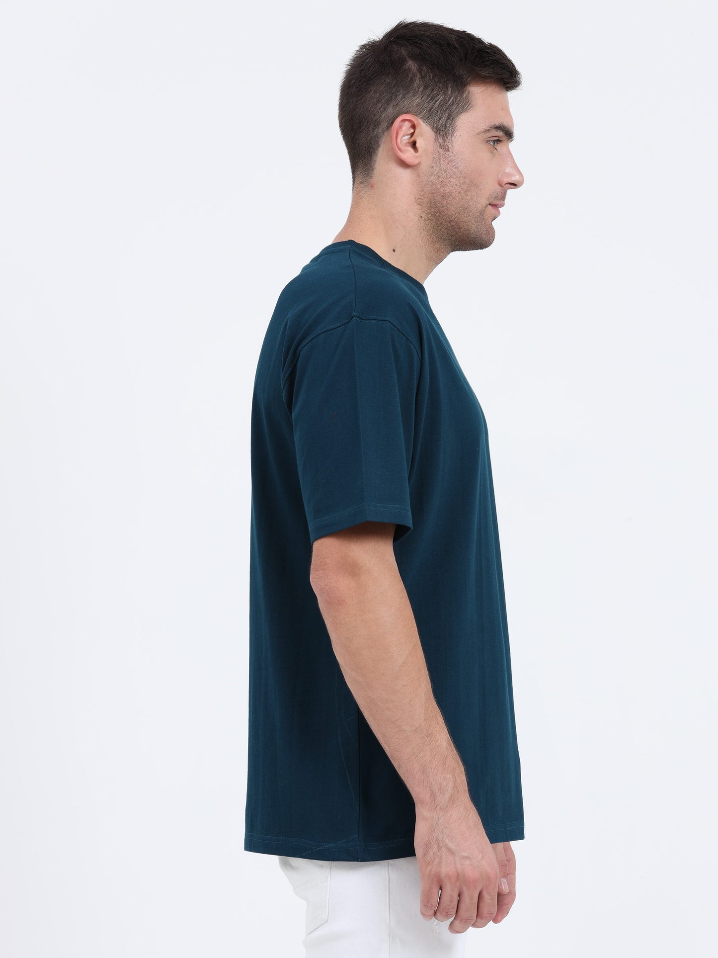 Unisex Oversized Petrol Blue T-shirt