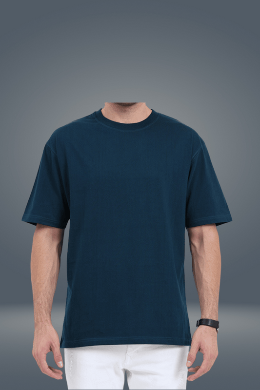 Unisex Oversized Petrol Blue T-shirt