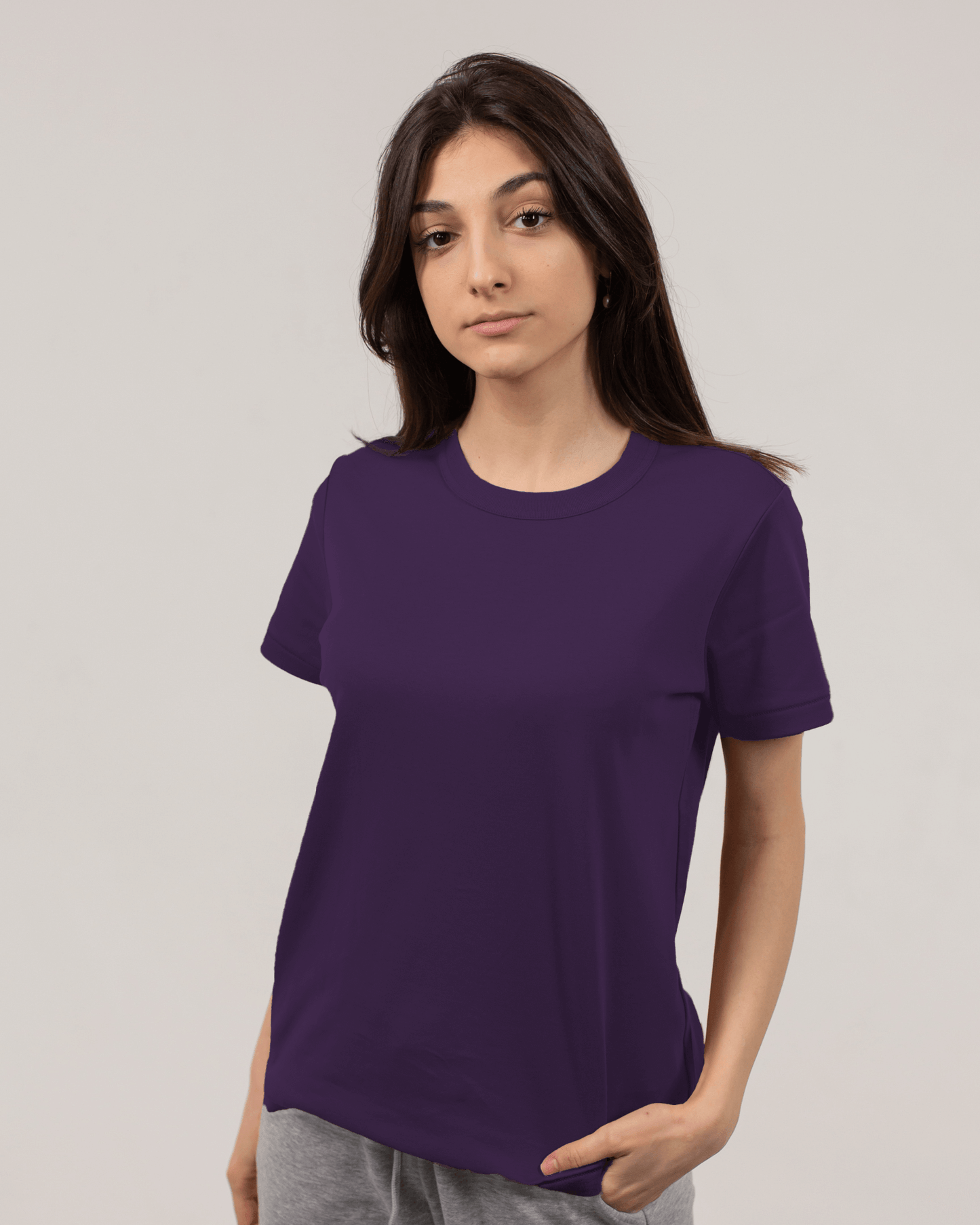 Purple Classic T-shirt for women