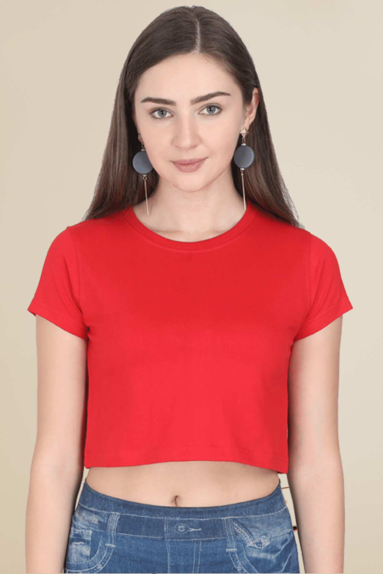 Red Crop Top