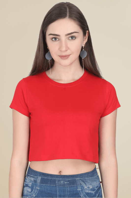 Red Crop Top