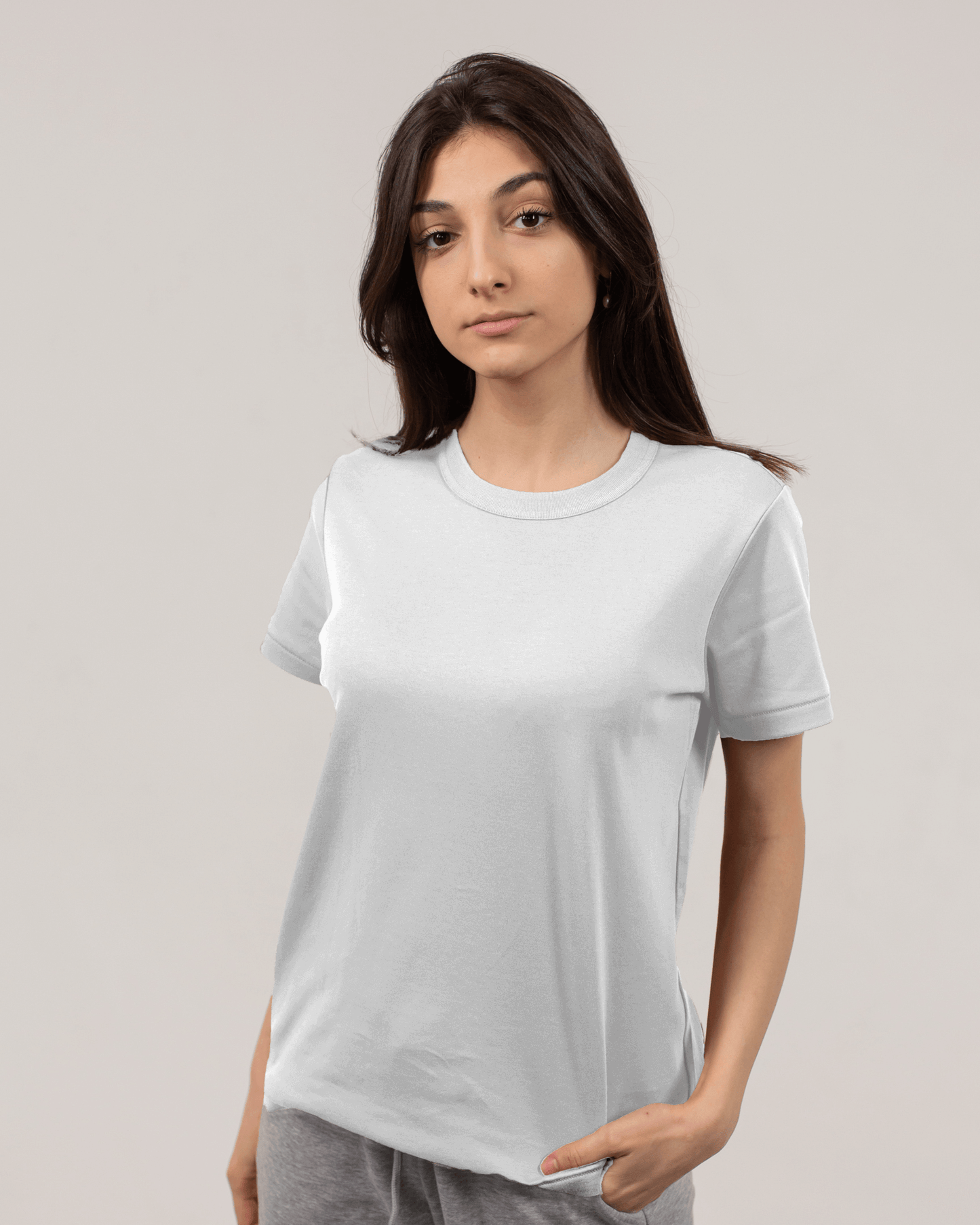 White Classic T-shirt for women