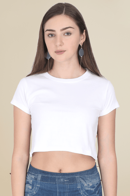 White Crop Top