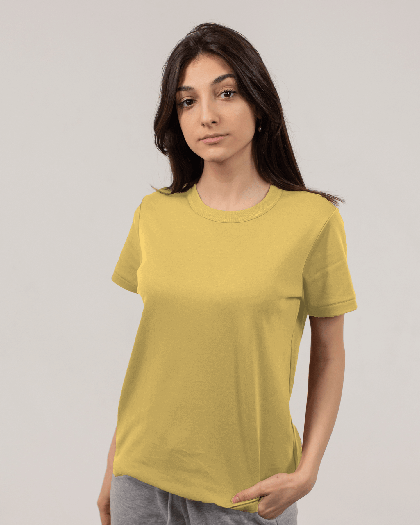 Yellow Classic T-shirt for women