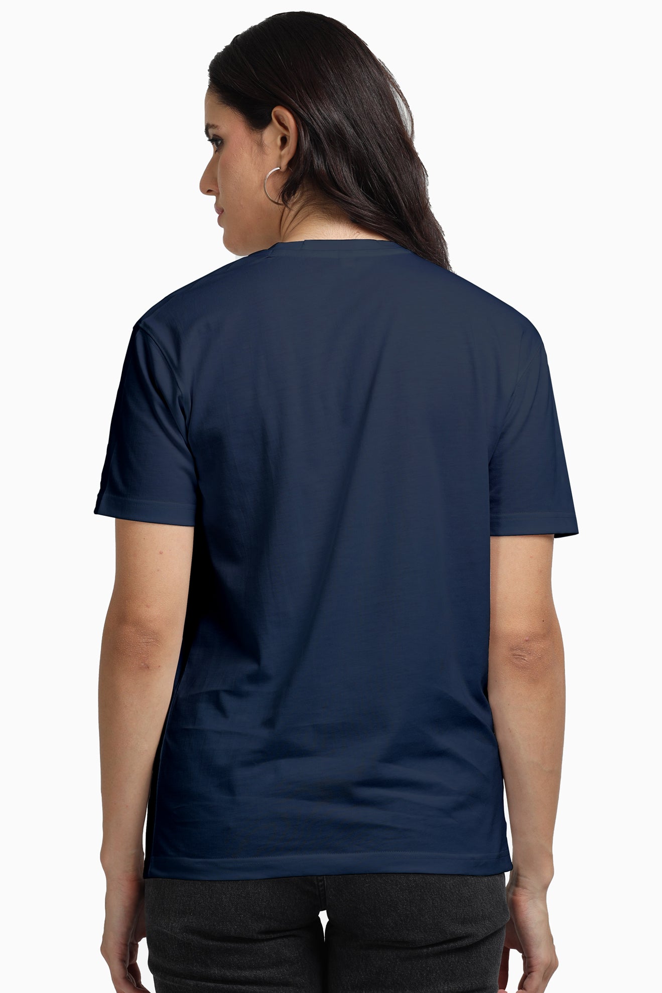 Navy Blue Womens Supima T-shirt