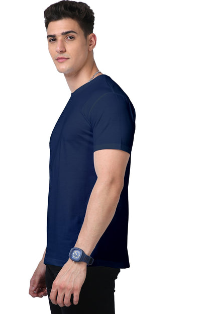 Navy Blue Men Supima T-shirt